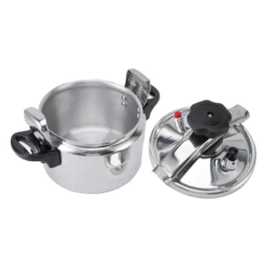 Pressure Cooker Universal Compound Bottom Easy to Open and Close Aluminium Pressure Canner for Gas Cooktops Flat Top Cooktops In