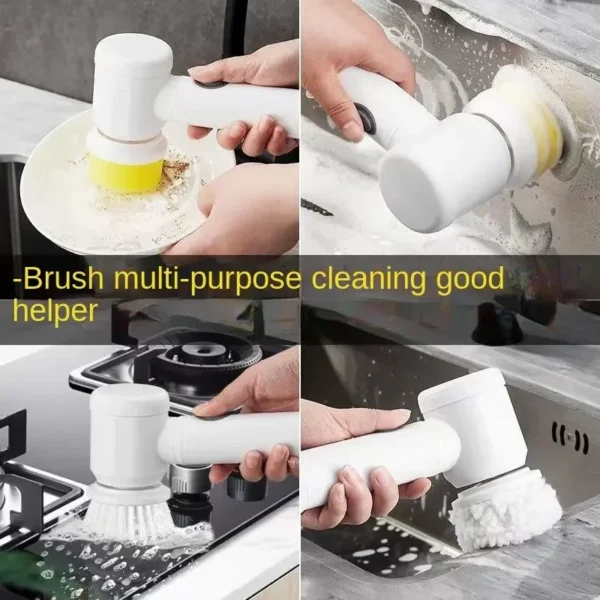 Wireless Electric Cleaning Brush Household Kitchen Dishwashing Brush Bathtub Tile Cleaning Brush Window Washer Robot Glass Wiper - Image 6