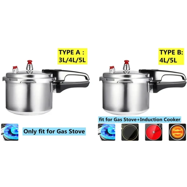 Kitchen High Pressure Cooker Cookware Soup Meat pot for Gas Stove/Induction Cooker Outdoor Camping Cook Tool Steamer - Image 3
