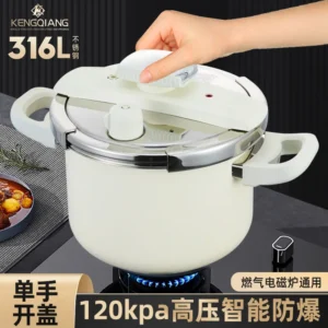 New Pressure Cooker Household 316L Stainless Steel Gas Induction Cooker Universal High Pressure Cooker Flagship Store