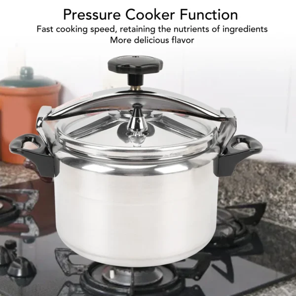 Pressure Cooker Professional 7L Large Capacity Efficient Safety non Coating Double Ears Aluminum Pressure Canner for Gas Stove - Image 5