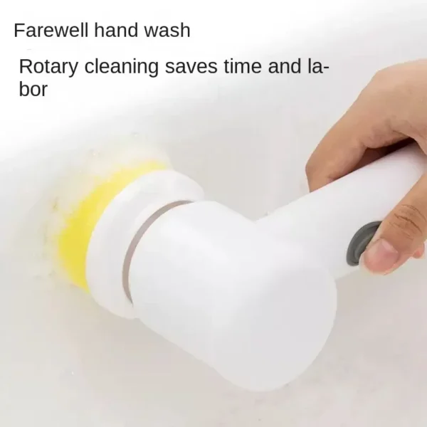 Wireless Electric Cleaning Brush Household Kitchen Dishwashing Brush Bathtub Tile Cleaning Brush Window Washer Robot Glass Wiper - Image 3