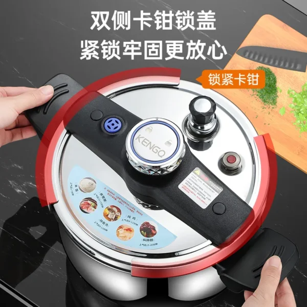 316L stainless steel pressure cooker, a new safety and explosion-proof pressure cooker for household use - Image 3