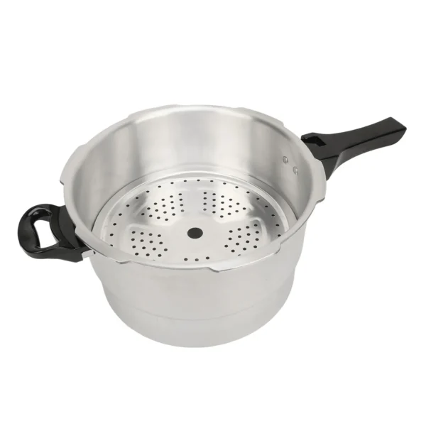 Pressure Cooker Multi Purpose Aluminum Safety Valves with Steaming Plate Household Stovetop Pressure Canner for Induction Cooker - Image 5