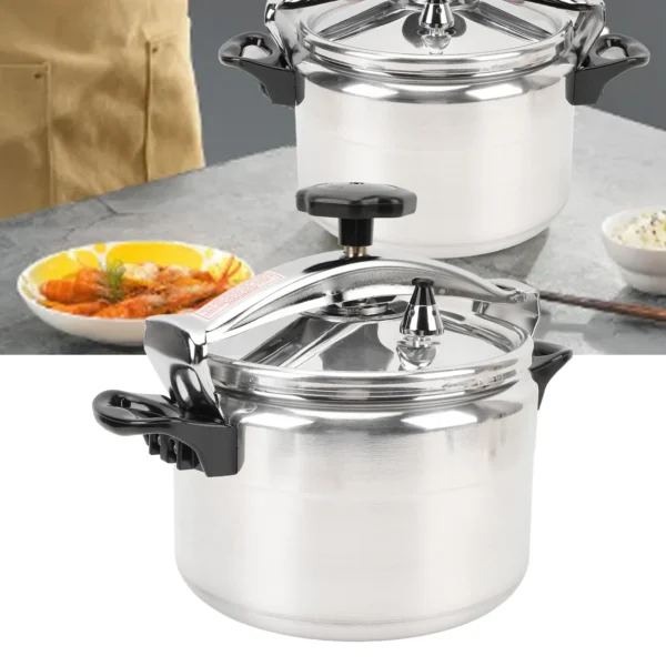 Pressure Cooker Professional 7L Large Capacity Efficient Safety non Coating Double Ears Aluminum Pressure Canner for Gas Stove - Image 2