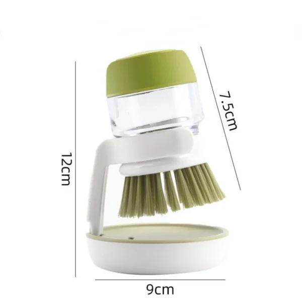 Kitchen Wash Pot Dish Brush with Dispenser Liquid Filling By Pressing Does Not Hurt Pan Automatic Cleaning Brushes - Image 6