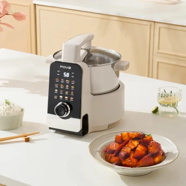 household new Fully automatic intelligent cooking robot cooking artifact multi-functional integrated automatic cooking pot