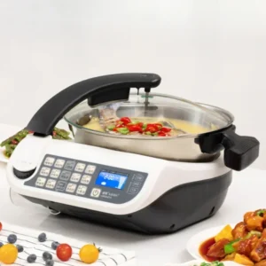 No oil fume Automatic cooking pot new Intelligent cooking robot Large capacity household kitchen Multifunctional cooking machine