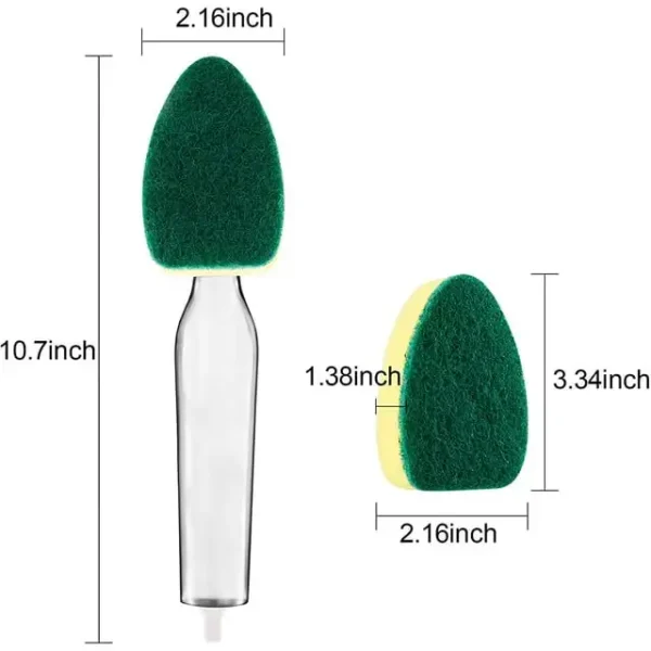 7Pcs Heavy Duty Dish Wand Sponge Refill Replacement Heads for Kitchen Sink Cleaning Dish Wash Sponge - Image 5