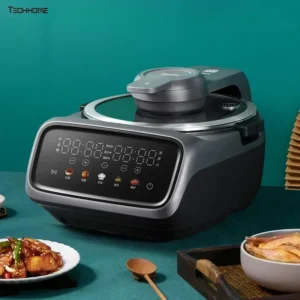 home 1800W cooking machine automatic intelligent frying pan high power multi-function smoke-free Cooking robot