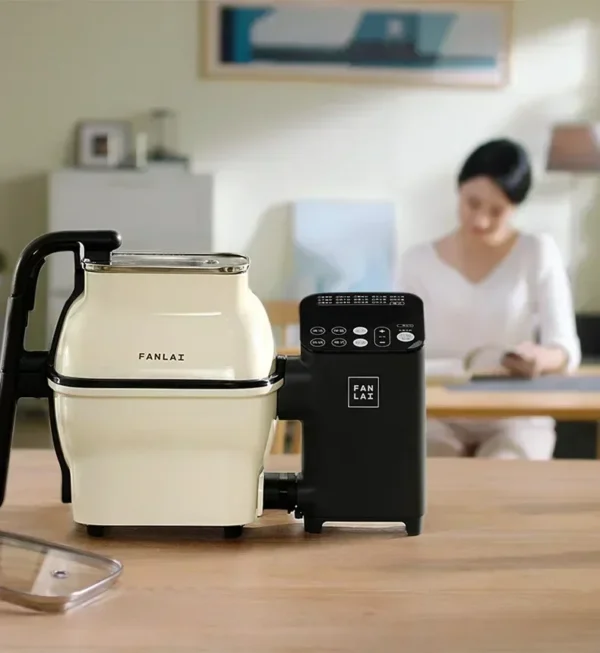 New intelligent frying robot - automatic. Multifunction for household. Kitchen cooking frying pan. Cooking frying machine. - Image 5