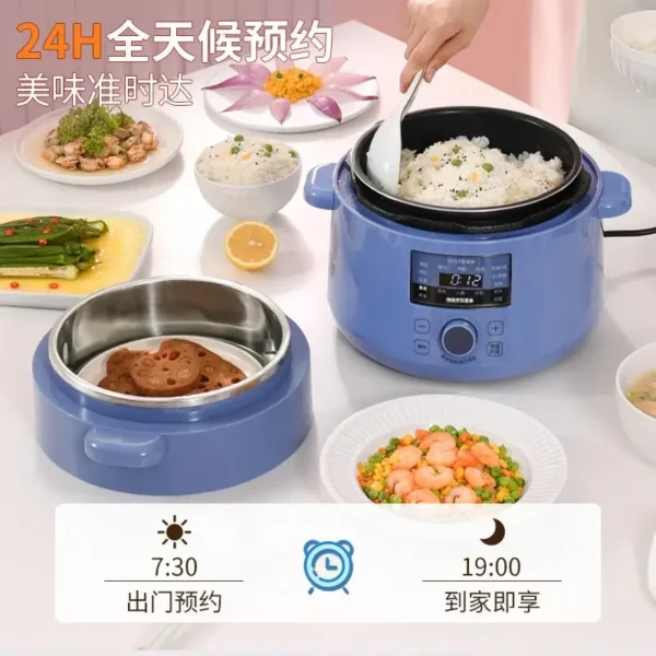 220V Large Capacity Smart Rice Cooker Multi-Function Pressure Cooker Household Full-Automatic High Pressure Pot Hot Pot - Image 4