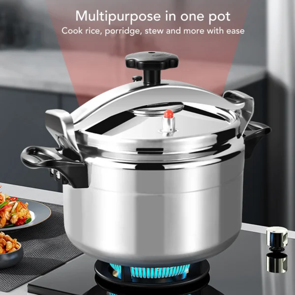 Pressure Cooker Professional 7L Large Capacity Efficient Safety non Coating Double Ears Aluminum Pressure Canner for Gas Stove - Image 4