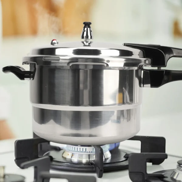 Pressure Cooker Multi Purpose Aluminum Safety Valves with Steaming Plate Household Stovetop Pressure Canner for Induction Cooker - Image 2