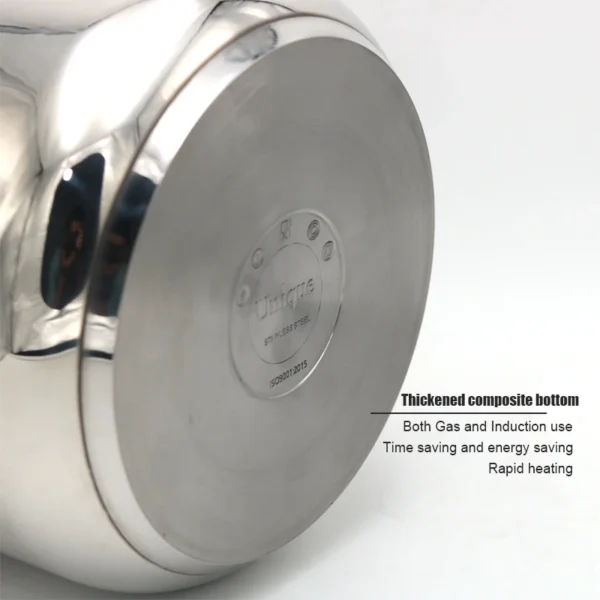 AIWILL 2L/6L/8L 3Gear Pressure Cooker 304 Stainless Steel Multifunctional Pressure-Limited Explosion-proof Quickly Cooking - Image 4
