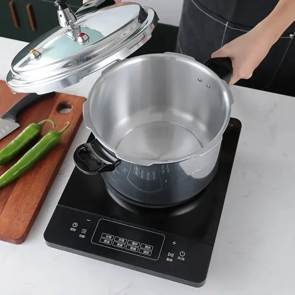 Kitchen Pressure Cooker Cookware Soup Meats pot 18/20/22cm Gas Stove/Open Fire Pressure Cooker Outdoor Camping Cook Tool Steamer - Image 5