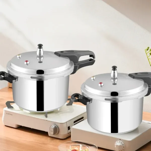 Kitchen Pressure Cooker Cookware Soup Meats pot 18/20/22cm Gas Stove/Open Fire Pressure Cooker Outdoor Camping Cook Tool Steamer