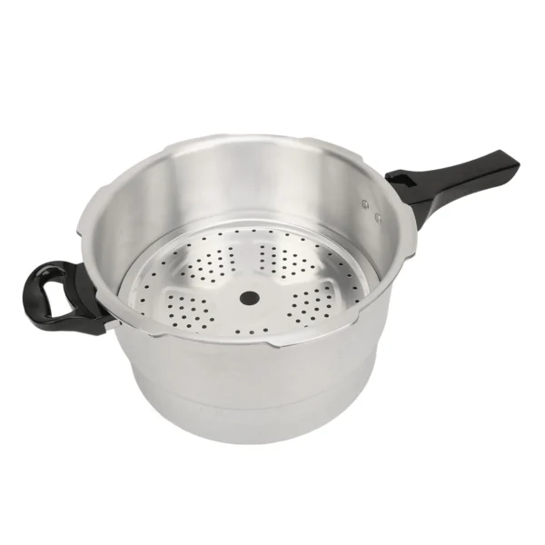 Stovetop Pressure Cooker Pressure Cooker Rapid Heat Conduction Safety Valves Multi Purpose Anti Clogging Universal for Cooking - Image 2