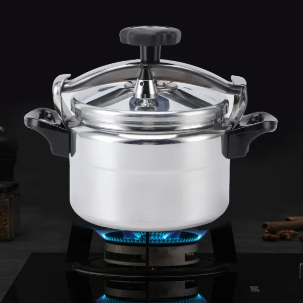 Pressure Cooker Universal Compound Bottom Easy to Open and Close Aluminium Pressure Canner for Gas Cooktops Flat Top Cooktops In - Image 2