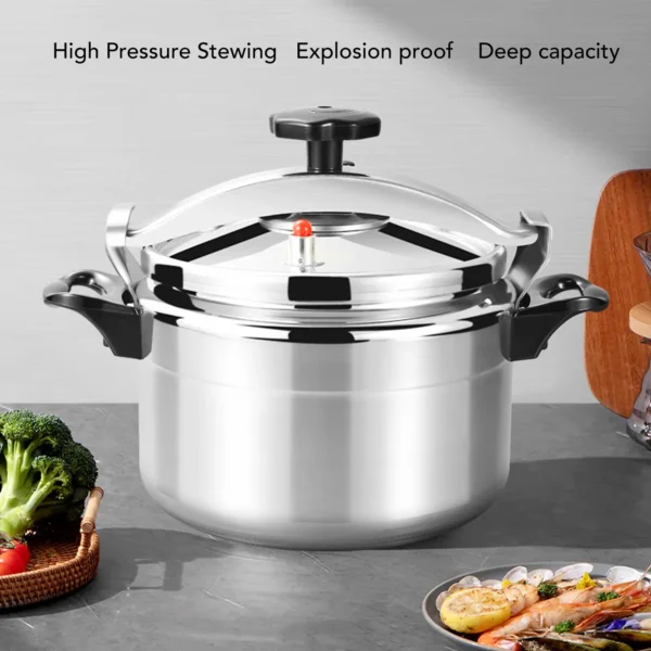Pressure Cooker Professional 7L Large Capacity Efficient Safety non Coating Double Ears Aluminum Pressure Canner for Gas Stove - Image 6