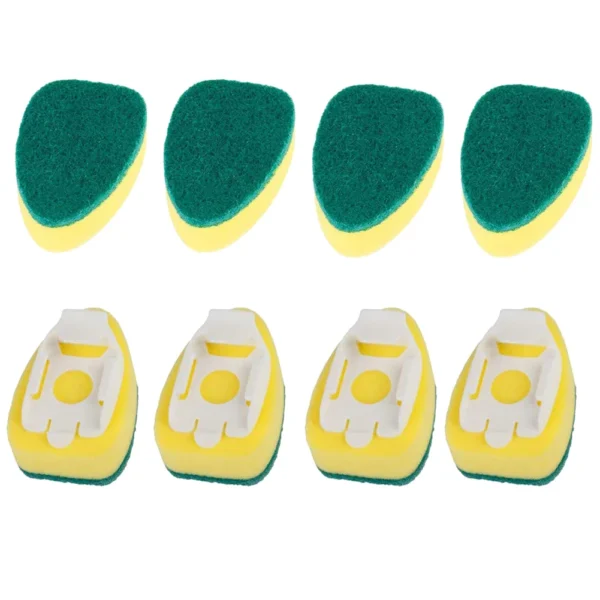 Dish Sponge Dish Wand Sponge Refillable Replacement Heads Kitchen Sink Cleaning Brush Dish Scrubber Scouring Scrubber Pads - Image 4