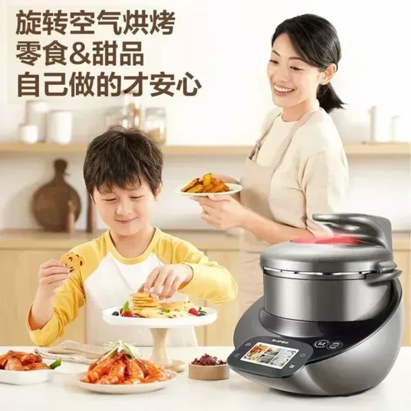 SUPOR Multifunctional Automatic Wok - Type Cooker Robot for Home: Electric Pressure - Equipped Kitchen Food Machine - Image 6